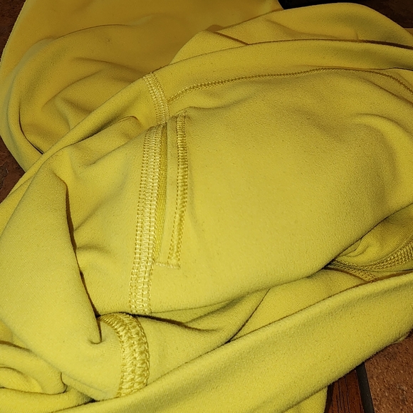 Lululemon Athletica Neon Yellow High-rise Athletic Leggings Size 4 - Picture 9 of 10